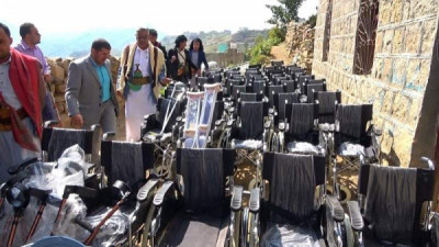 ريمة.. تدشين توزيع المستلزمات والمساعدات للأشخاص ذوي الإعاقة