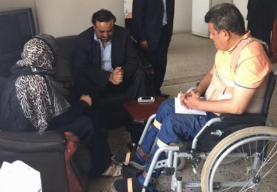 المدير التنفيذي لصندوق رعاية المعاقين يلتقي محافظ ذمار ...